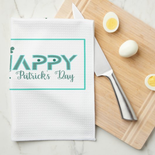 St. Patrick's Day Design Theedoek (Quarter Fold)