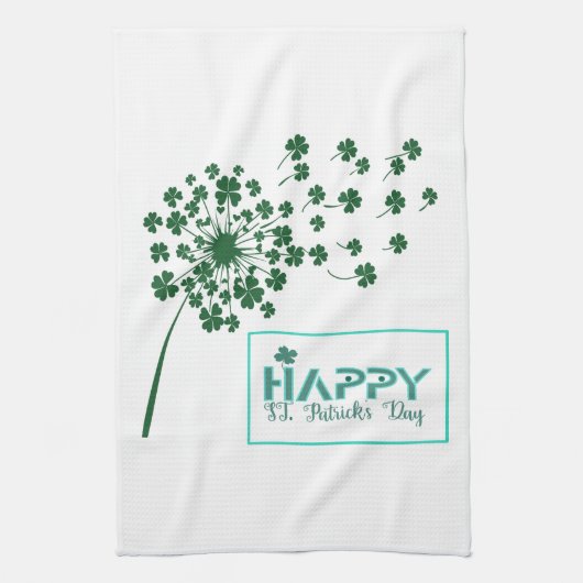 St. Patrick's Day Design Theedoek (Verticaal)
