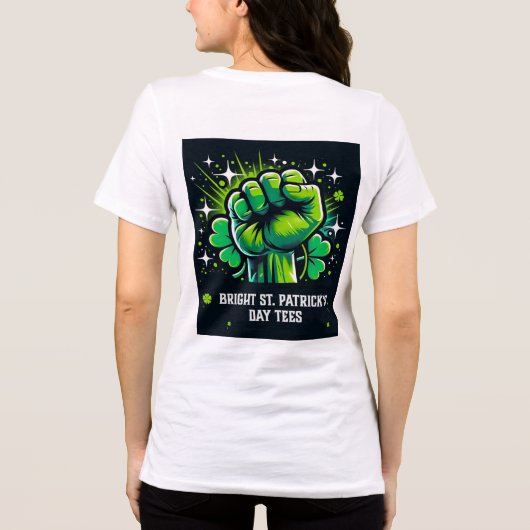 ST PATRICK'S DAY DESIGN Tri-Blend SHIRT (Achterkant)