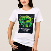 ST PATRICK'S DAY DESIGN Tri-Blend SHIRT (Voorkant)