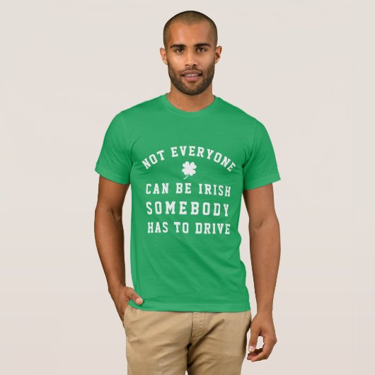 St. Patrick's Day Designated Driver T-shirt (Voorkant volledig)