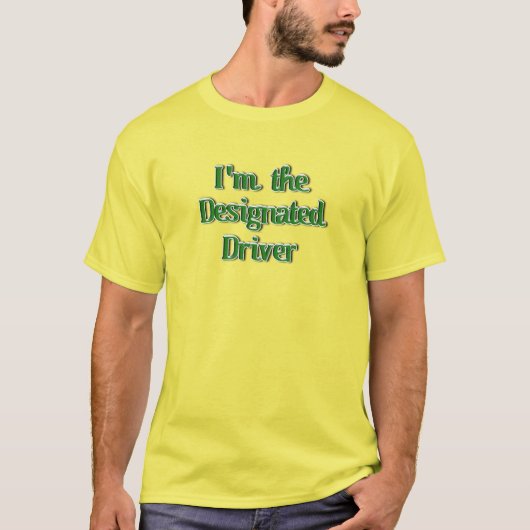 St. Patrick's Day Designated Driver T-shirt (Voorkant)