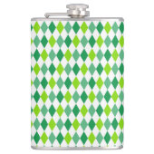 St. Patrick's Day Diamond Shape Pattern-54603 Heupfles (Voorkant)