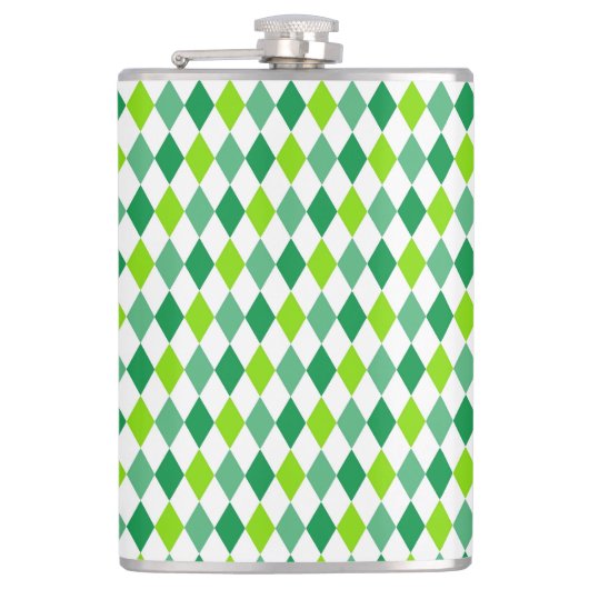 St. Patrick's Day Diamond Shape Pattern-54603 Heupfles (Voorkant)