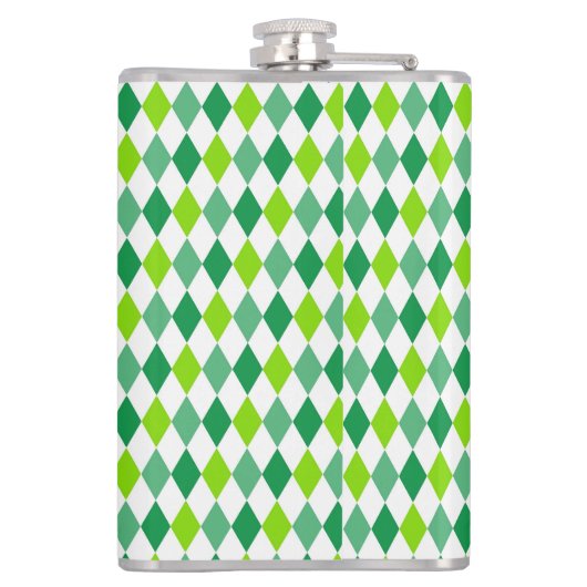St. Patrick's Day Diamond Shape Pattern-54603 Heupfles (Achterkant)
