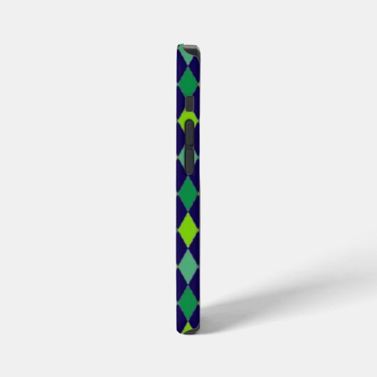 St. Patrick's Day Diamond Shape Pattern-54603 iPhone Hoesje (Linkerkant)