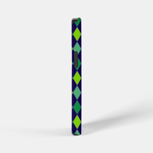 St. Patrick's Day Diamond Shape Pattern-54603 iPhone Hoesje (Rechterkant)