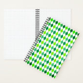 St. Patrick's Day Diamond Shape Pattern-54603 Notitieboek (Binnen)