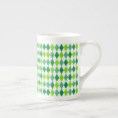 St. Patrick's Day Diamond Shape Pattern-54603 Porselein Kop (Rechts)