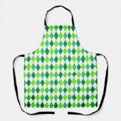St. Patrick's Day Diamond Shape Pattern-54603 Schort (Voorkant)