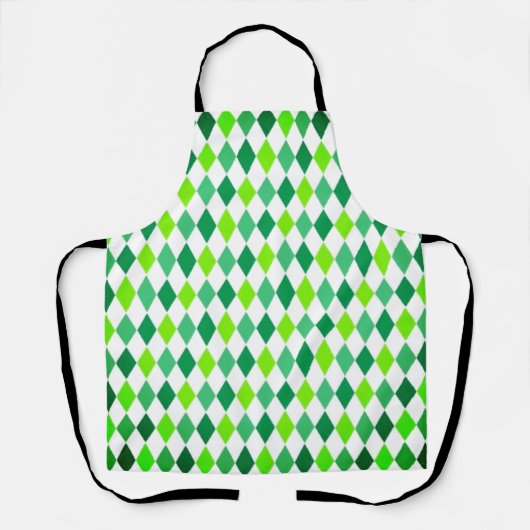 St. Patrick's Day Diamond Shape Pattern-54603 Schort (Voorkant)
