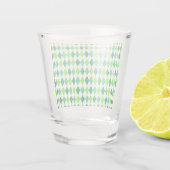 St. Patrick's Day Diamond Shape Pattern-54603 Shot Glas (Achterkant)