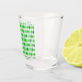 St. Patrick's Day Diamond Shape Pattern-54603 Shot Glas (Rechts)