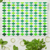 St. Patrick's Day Diamond Shape Pattern-54603 Theedoek (Gevouwen)