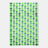 St. Patrick's Day Diamond Shape Pattern-54603 Theedoek (Verticaal)