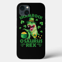 St. Patricks Day Dinosaur Shamrocks Munten en Gelu