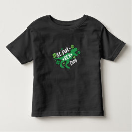 St. Patrick's Day Dinosaur T-shirt voor kinderen P