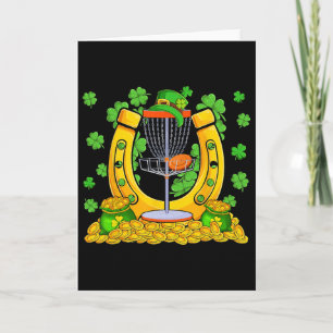 St. Patrick's Day Disc Golf Tools Met Klavers Pla Kaart