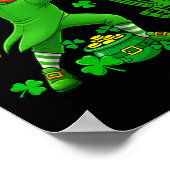 St. Patrick's Day Discgolfen Matching Speler Poster (Hoek)