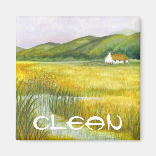 St Patrick's Day Dish Washer Magneet BY Bonhovey (Voorkant)