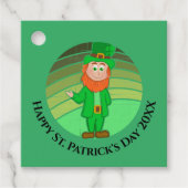 St. Patrick's Day Distress Irish Leprechaun Bedankjes Labels (Voorkant)