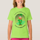 St. Patrick's Day Distress Irish Leprechaun T-shirt (Voorkant)