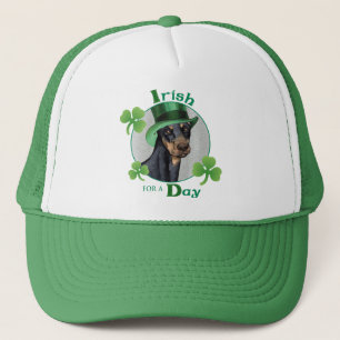 St. Patrick's Day Doberman Pinscher Trucker Pet