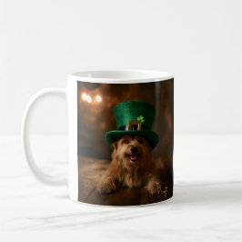 St. Patrick's Day Dog in het Pet Leprechaun Koffiemok