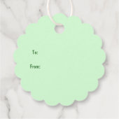 St Patricks Day Dog Mail Bedankjes Labels (Achterkant)