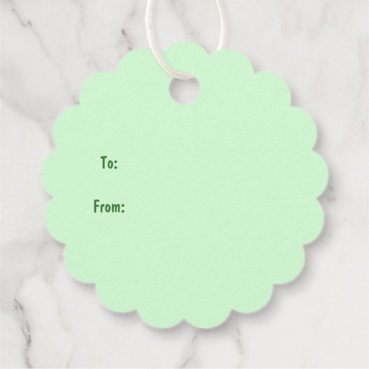 St Patricks Day Dog Mail Bedankjes Labels (Achterkant)