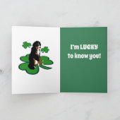 St. Patrick's Day Dog Pattern Kaart (Binnen)