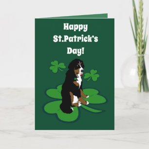 St. Patrick's Day Dog Pattern Kaart