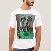 St. Patrick's Day Dogs Party Lichtgekleurd T-shirt (Voorkant)