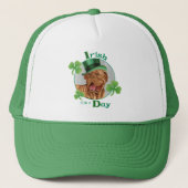 St. Patrick's Day Dogue de Bordeaux Trucker Pet (Voorkant)