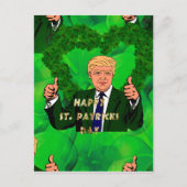 st patricks day donald trump briefkaart (Voorkant)
