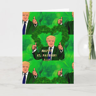 st patricks day donald trump kaart