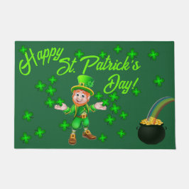 St. Patrick's Day Door Mat