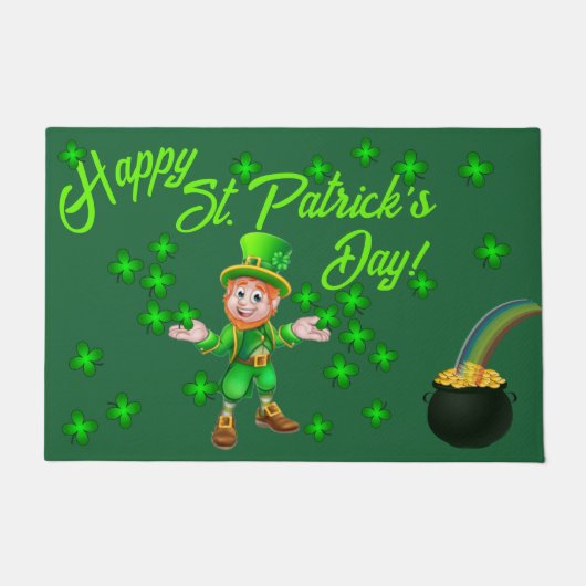 St. Patrick's Day Door Mat (Voorkant)