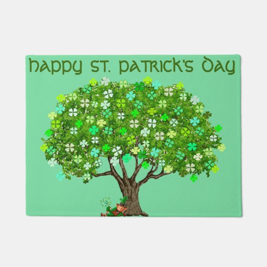 St. Patrick's Day Doormat Deurmat (Voorkant)