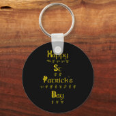 St Patricks Day Dove Pride Gebarentaal Asl Aware Sleutelhanger (Voorkant)