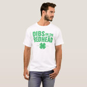 St Patricks Day - Draagt op de roodhuid T-shirt (Voorkant volledig)