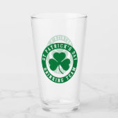 St Patrick's Day Drank Team Glas (Voorkant)