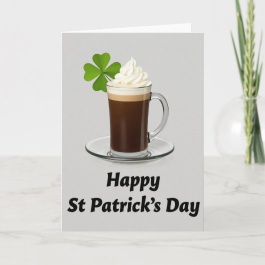St. Patrick's Day-drankkaart Kaart (Voorkant)