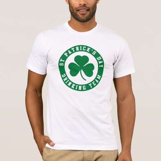 St. Patrick's Day Drankteam T-shirt (Voorkant)