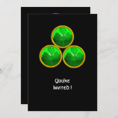 ST. PATRICK'S DAY DRIEBLAD TRINITY KAART (Voorkant / Achterkant)