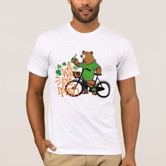 St Patricks Day Drink Beer, een lekker Iers biertj T-shirt (Voorkant)