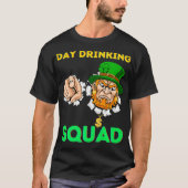 St Patricks Day Drink Beer Funny Dad Man Gold T-shirt (Voorkant)