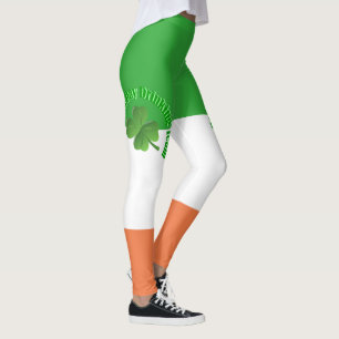 St Patricks Day drink Ierse vlag Leggings