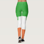 St Patricks Day drink Ierse vlag Leggings (Achterkant)