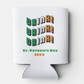 St. Patrick's Day Drink Irish Funny Blikjeskoeler (Achterkant)